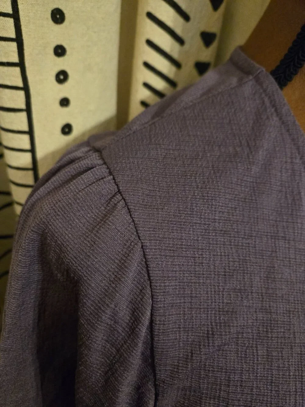 Paperoc Wrap Blouse in purple - Picture 2 of 9